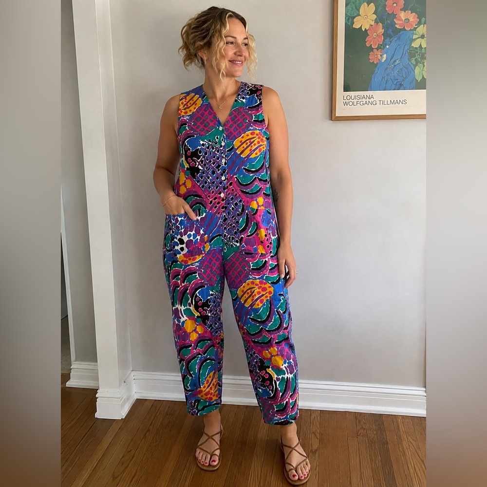 Vintage 80s Ken Done Jumpsuit